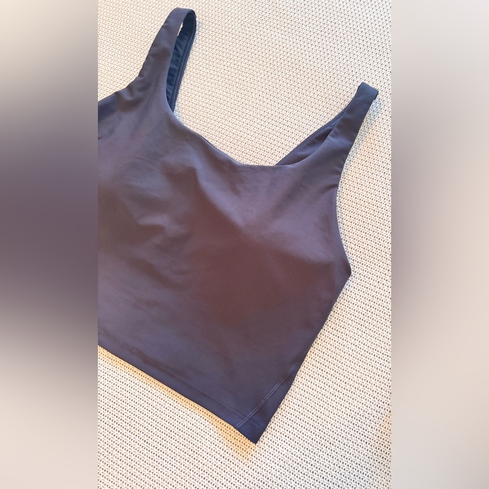 OLD NAVY Blue Light Support PowerSoft Longline Sports Bra w Removable Pads - Picture 7 of 16